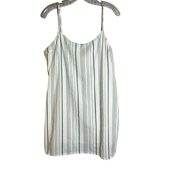 Lulus Tops - Lulus Women's Tank Top Green & White Stripes Sleeveless Size XL
